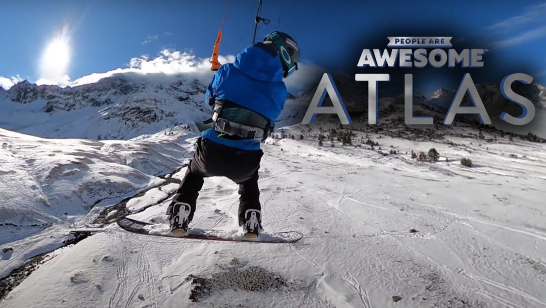 Aerial Kiteboarding in the French Alps with Laurent Guyot